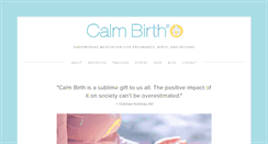 Desktop Screenshot of calmbirth.org