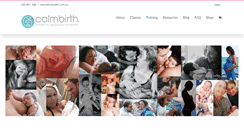 Desktop Screenshot of calmbirth.com.au